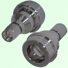 RF Adapter QN Male Plug to SMA Male Plug