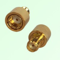 12G RP SMA Male Quick Push-on to SMA Female RF Adapter