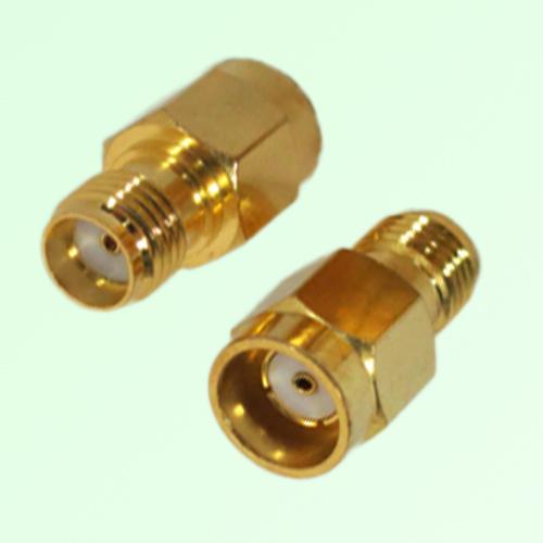 RF Adapter RP SMA Male Quick Push-on to SMA Female RF Adapter RP SMA Male Quick Push-on to SMA Female