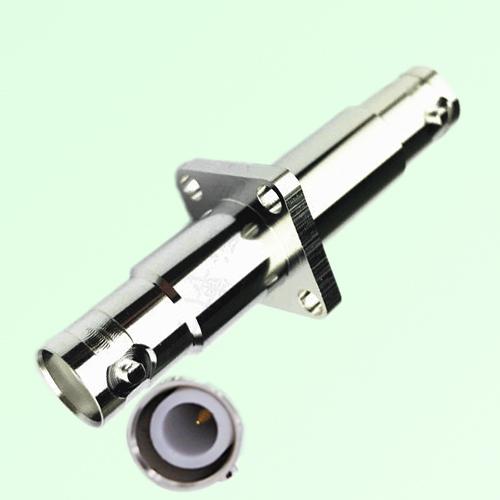 4 Hole Panel Mount SHV 5kV Female Jack to SHV 5kV Female Jack Adapter 4 Hole Panel Mount SHV 5kV Female Jack to SHV 5kV Female Jack Adapter
