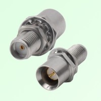 18G SMA Bulkhead Female to SMA Male Quick Push-on RF Adapter 18G SMA Bulkhead Female to SMA Male Quick Push-on RF Adapter