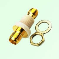 26.5G Isolated Bulkhead SMA Female to SMA Female RF Adapter 26.5G Isolated Bulkhead SMA Female to SMA Female RF Adapter