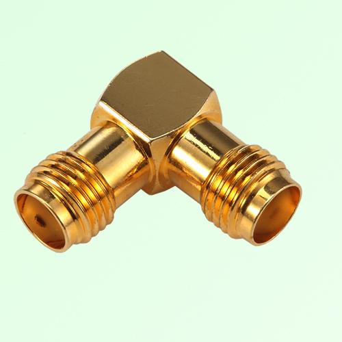 Right Angle SMA Female Jack to SMA Female Jack Adapter Right Angle SMA Female Jack to SMA Female Jack Adapter