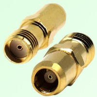 Quick Push-on Adapter SMA Female to SMB Female Quick Push-on