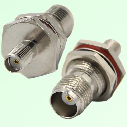 RF Adapter SMA Female Jack to TNC Bulkhead Female RF Adapter SMA Female Jack to TNC Bulkhead Female