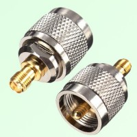 RF Adapter SMA Female Jack to UHF PL259 Male Plug RF Adapter SMA Female Jack to UHF PL259 Male Plug