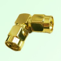 Right Angle SMA Male Plug to SMA Male Plug Adapter Right Angle SMA Male Plug to SMA Male Plug Adapter