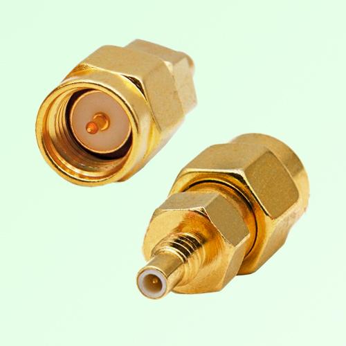 RF Adapter SMA Male Plug to SSMC Male Plug RF Adapter SMA Male Plug to SSMC Male Plug