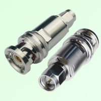 SMA Male to TRB 3-Lug Male RF Adapter
