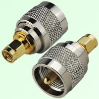 RF Adapter SMA Male Plug to UHF PL259 Male Plug RF Adapter SMA Male Plug to UHF PL259 Male Plug