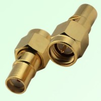 8G SMA Female Quick Push-on to SMA Male RF Adapter