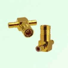 T Type SMB Female Jack to Two SMB Male Plug Adapter