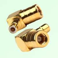 Right Angle SMB Female Jack to SMB Male Plug Adapter