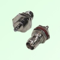 RF Adapter SMB Male Plug to TNC Bulkhead Female
