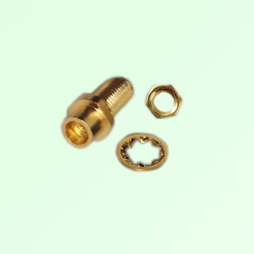 RF Adapter SMP Male to SSMA Bulkhead Female RF Adapter SMP Male to SSMA Bulkhead Female