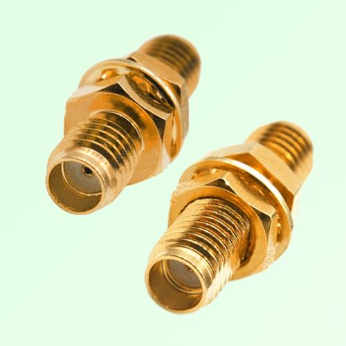 Bulkhead SSMA Female Jack to SSMA Female Jack Adapter