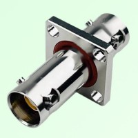 4 Hole With O-ring TRB 3-Lug Female to TRB 3-Lug Female RF Adapter