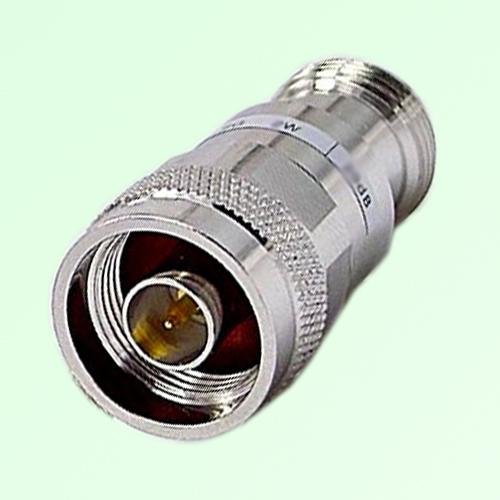 N Attenuator N Female Jack to Male Plug 5W DC-6GHz 1-60dB N Attenuator N Female Jack to Male Plug 5W DC-6GHz 1-60dB