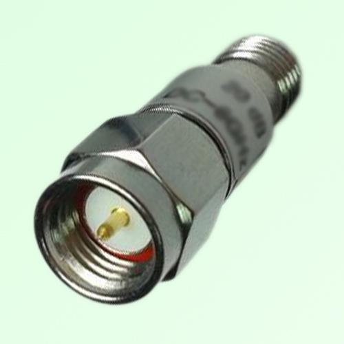SMA Attenuator SMA Female Jack to Male Plug 2W DC-18GHz 1-40dB SMA Attenuator SMA Female Jack to Male Plug 2W DC-18GHz 1-40dB