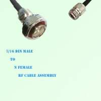 7/16 DIN Male to N Female RF Cable Assembly