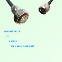 7/16 DIN Male to N Male RF Cable Assembly