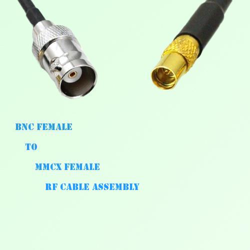 BNC Female to MMCX Female RF Cable Assembly