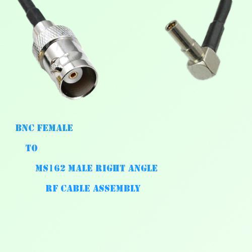 BNC Female to MS162 Male Right Angle RF Cable Assembly BNC Female to MS162 Male Right Angle RF Cable Assembly