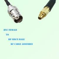 BNC Female to RP MMCX Male RF Cable Assembly