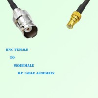 BNC Female to SSMB Male RF Cable Assembly