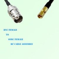 BNC Female to SSMC Female RF Cable Assembly