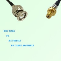 BNC Male to Microdot 10-32 M5 Female RF Cable Assembly
