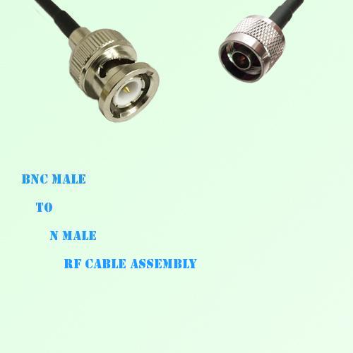 BNC Male to N Male RF Cable Assembly