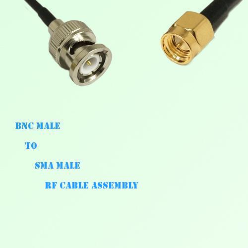 BNC Male to SMA Male RF Cable Assembly