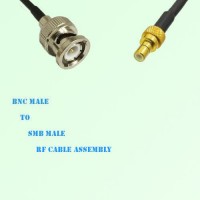 BNC Male to SMB Male RF Cable Assembly