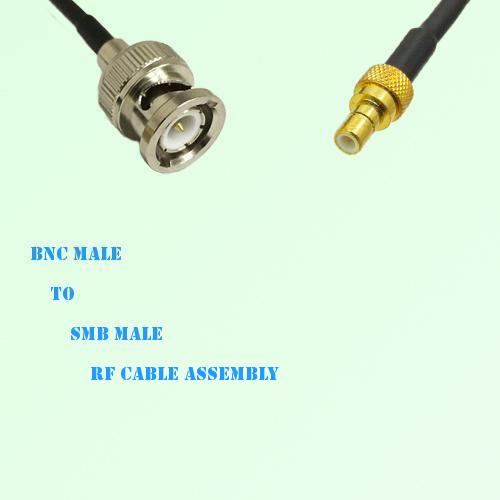 BNC Male to SMB Male RF Cable Assembly
