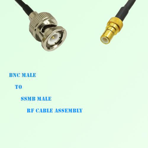 BNC Male to SSMB Male RF Cable Assembly