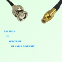 BNC Male to SSMC Male RF Cable Assembly