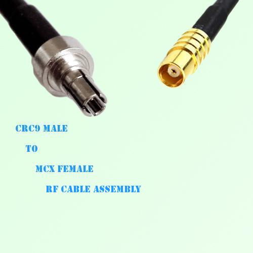 CRC9 Male to MCX Female RF Cable Assembly