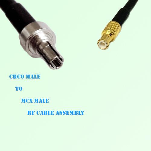 CRC9 Male to MCX Male RF Cable Assembly