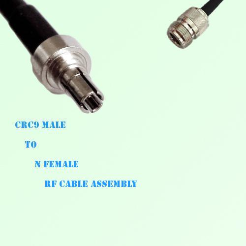 CRC9 Male to N Female RF Cable Assembly CRC9 Male to N Female RF Cable Assembly