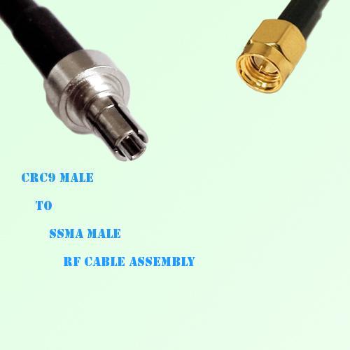 CRC9 Male to SSMA Male RF Cable Assembly CRC9 Male to SSMA Male RF Cable Assembly