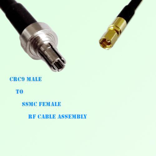 CRC9 Male to SSMC Female RF Cable Assembly CRC9 Male to SSMC Female RF Cable Assembly