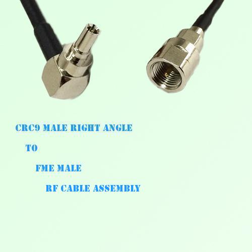 CRC9 Male Right Angle to FME Male RF Cable Assembly CRC9 Male Right Angle to FME Male RF Cable Assembly