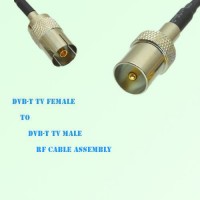DVB-T TV Female to DVB-T TV Male RF Cable Assembly