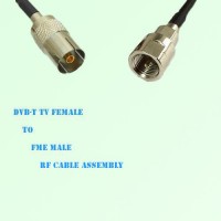 DVB-T TV Female to FME Male RF Cable Assembly