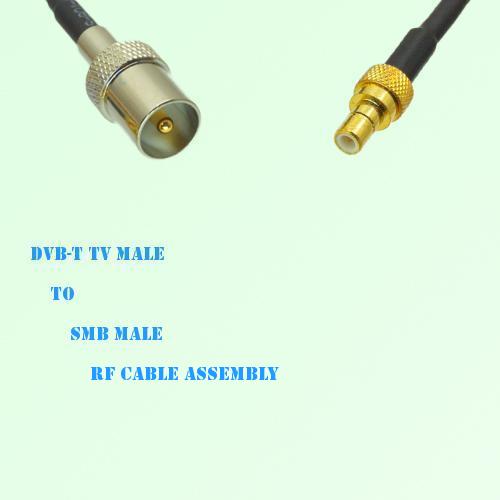 DVB-T TV Male to SMB Male RF Cable Assembly DVB-T TV Male to SMB Male RF Cable Assembly