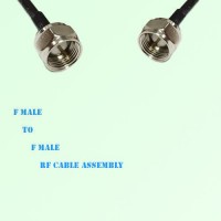 F Male to F Male RF Cable Assembly F Male to F Male RF Cable Assembly