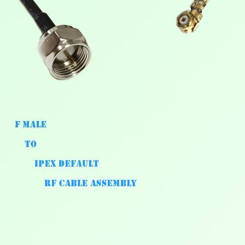 F Male to IPEX RF Cable Assembly F Male to IPEX RF Cable Assembly