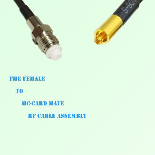 FME Female to MC-Card Male RF Cable Assembly FME Female to MC-Card Male RF Cable Assembly