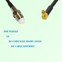 FME Female to MC-Card Male Right Angle RF Cable Assembly FME Female to MC-Card Male Right Angle RF Cable Assembly